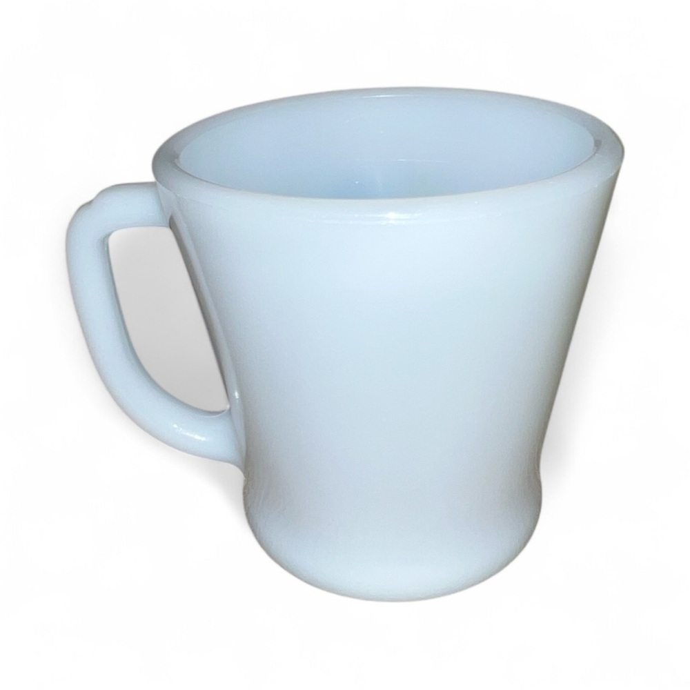 Vintage Fire King Milk Glass Cup Marcrest Swiss Alpine Chalet Pattern - Picture 3 of 4